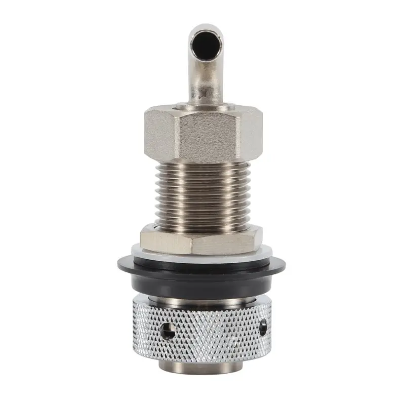 B23B Beer Tap Faucet Shank With 8Mm Barber Elbow, Chrome Plate Brass Shank G5/8 For Adjustable Tap Draft Beer Dispenser Home Bre