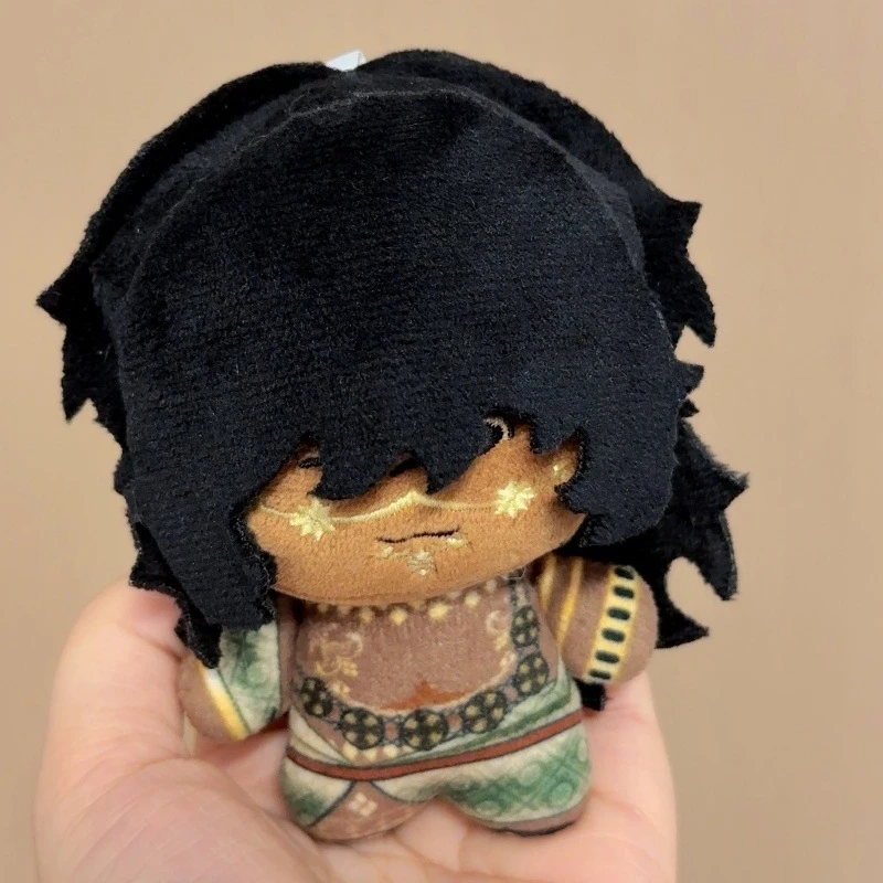 Porte-clés en peluche avec personnage de jeu de 10cm, poupée peau foncée, Mini jouet en peluche doux, breloque suspendue pour enfants et adolescents, sac à dos, cadeau d'anniversaire