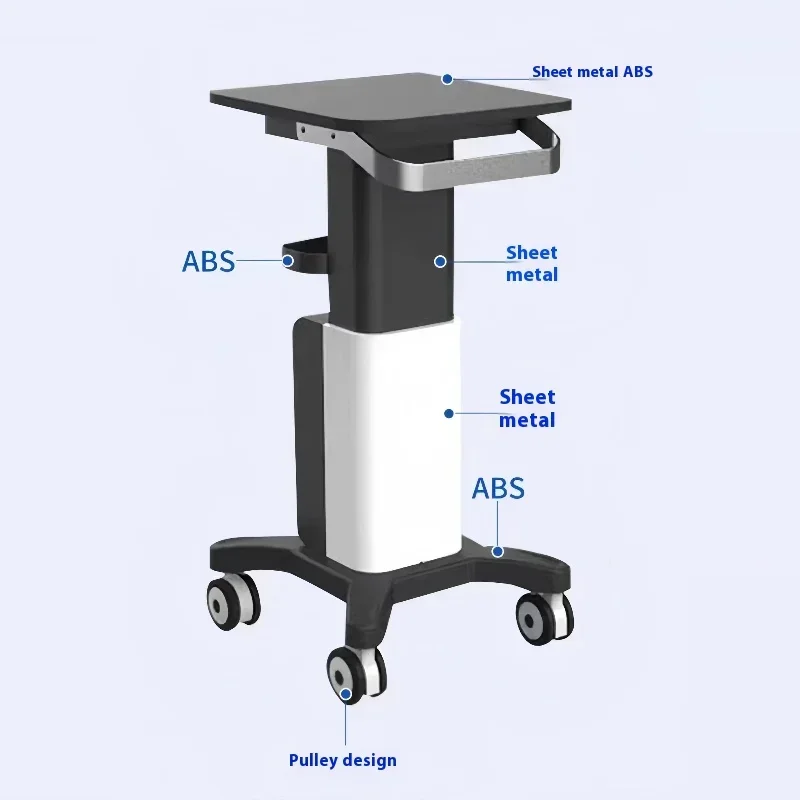 

Pedicure Salon Cart Hair Salon Storage Space-saving Spacious Countertop Partitioned Storage Corrosion Resistant Rolling Cart