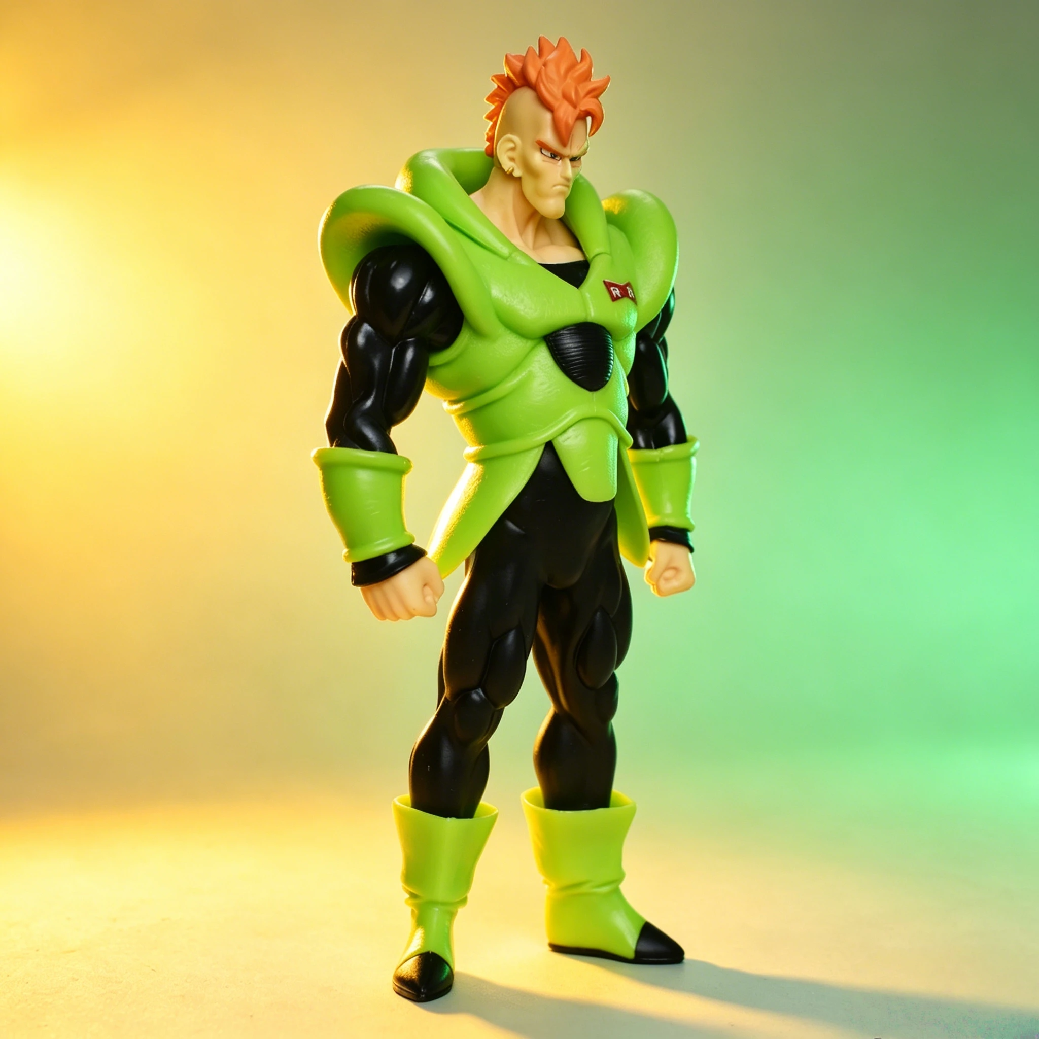 21,5cm/8,46 Zoll Anime Dragon Ball Z Android 16 Figur DBZ Android 16 Actionfigur Statue Sammlermodell Spielzeug Geschenke – Detail 4