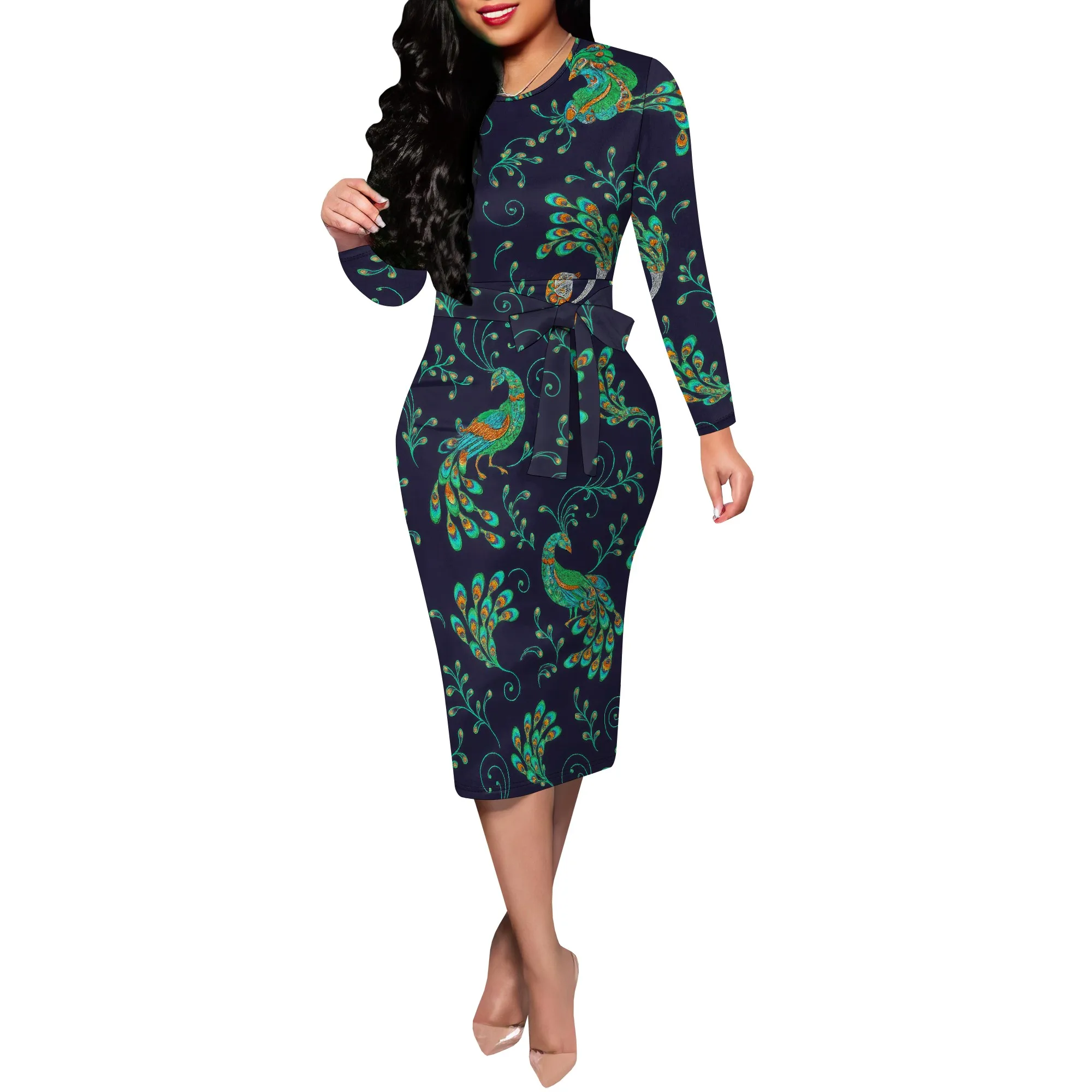 

Women's Formal Church Dresses Elegant Midi Dress Office Pencil Dress for Work Funeral Cocktail Dresses
