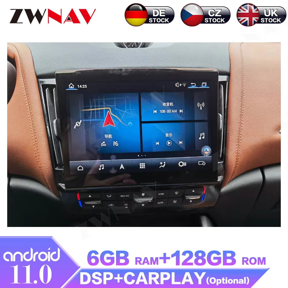 

Android 11 Wireless Carplay Touch Screen Multimedia Player For Maserati Levante GPS Navigation Car Radio Stereo Head Unit Auto