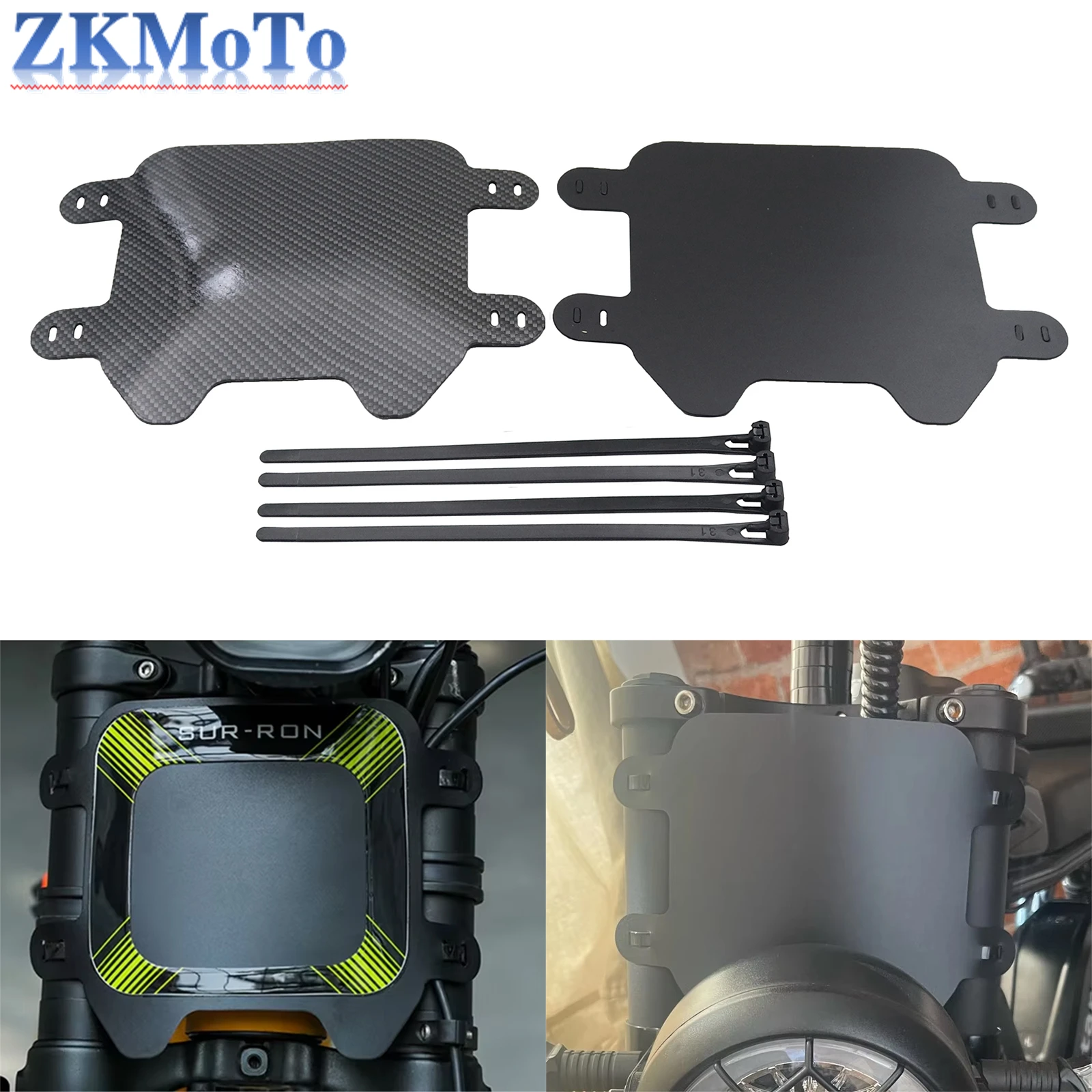 Sur-ron オートバイフロントナンバープレートフレームホルダー黒 SurRon ライト BeeX セグウェイ X160 X260 電動オフロードバイク