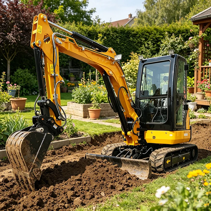 Farm Special 2.9 Ton Mini Excavator Multi-Attachment Compact Digging Machine