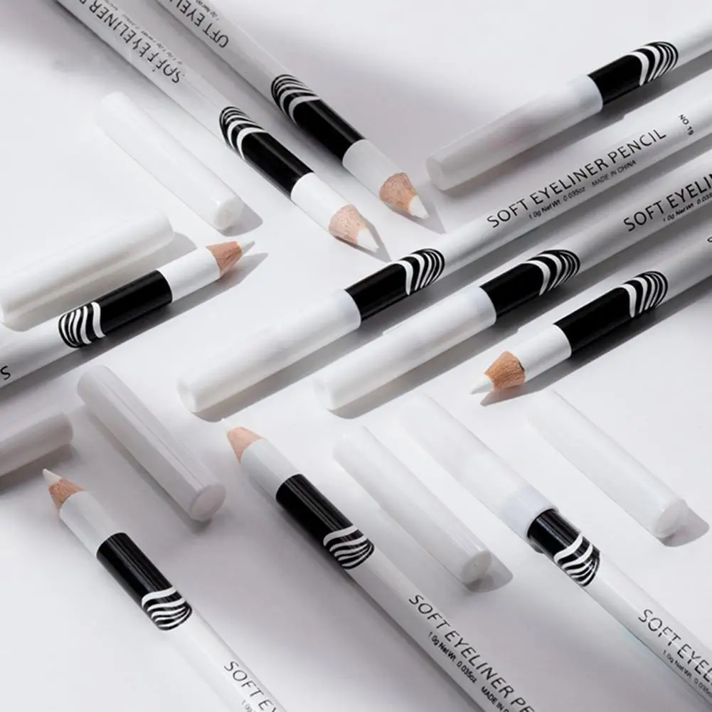 Elegante Eye Styling Pen para a vida diária, Branco Maquiagem Eyeliner Acessórios, Útil White Eye Liner Suprimentos