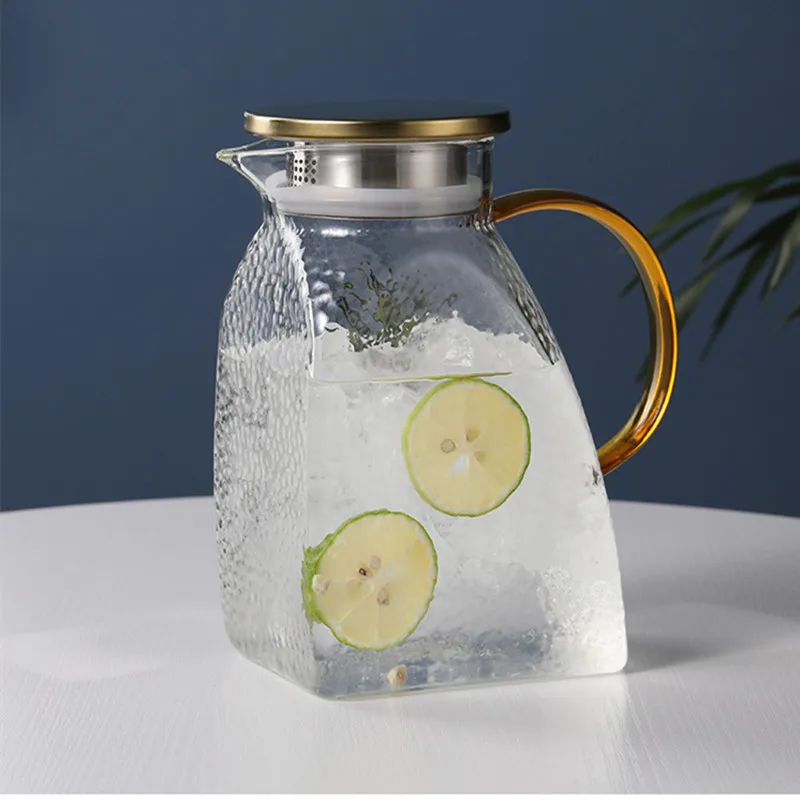 

LMM household glass large-capacity cooling kettle, juice pot, heat-resistant and high temperature cold water cup, open kettle