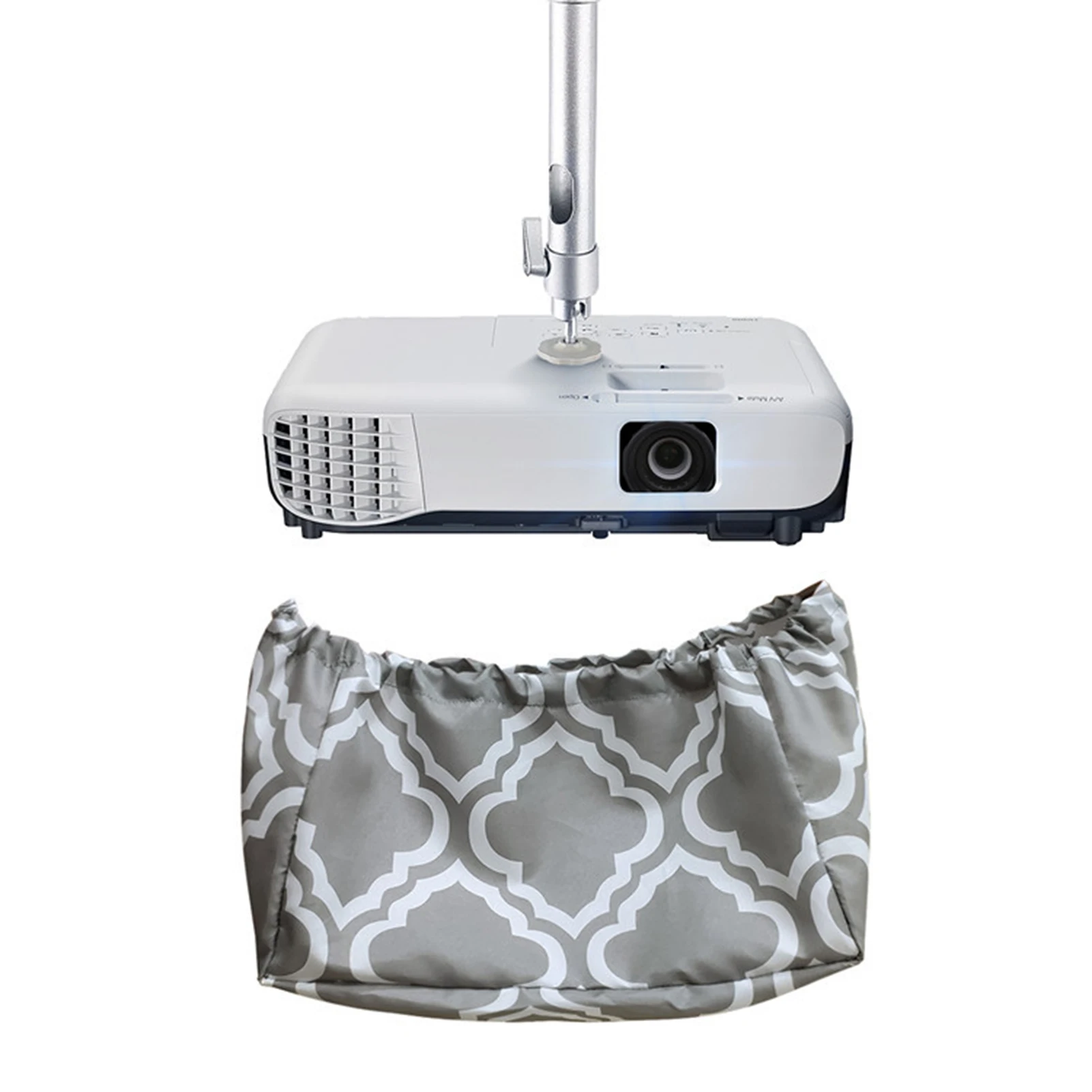 Projector Dust Cover Home Ceiling Projector Storage Protector Cover With Drawstring Waterproof Outdoor Installation Accessories