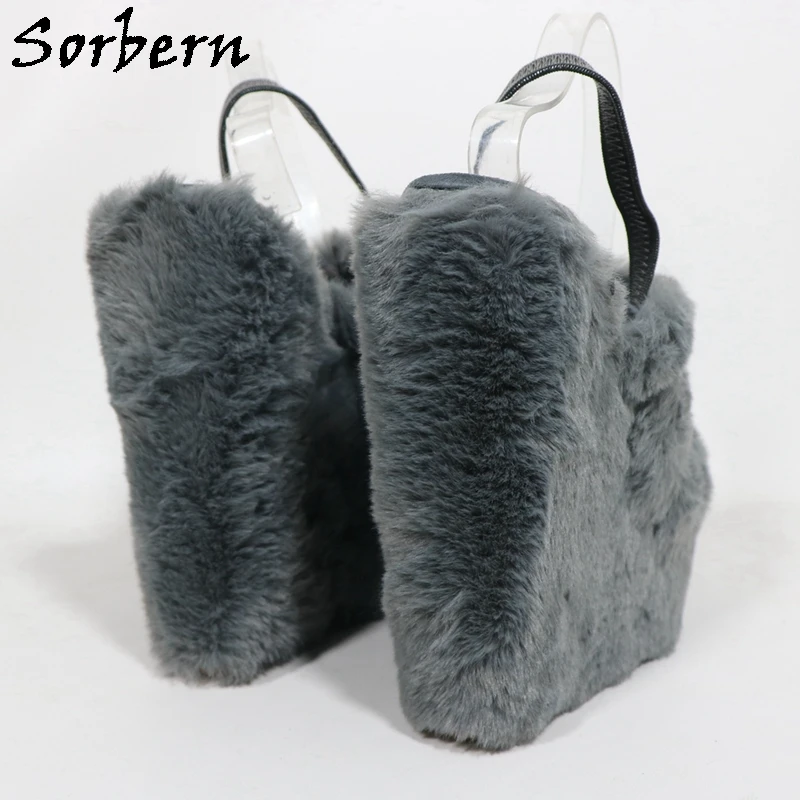 Sorbern Comfortable Wedge High Heel Women Slingback Open Toe Platform Summer Shoes Slides Custom Color Size 33-48 view 5