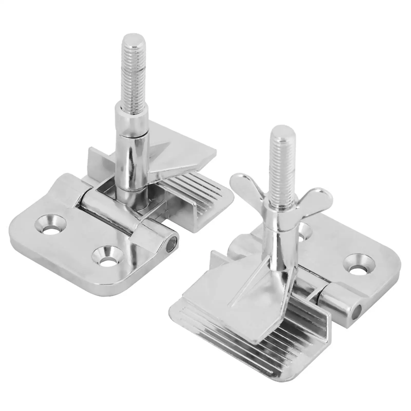 2pcs Stainless Steel Hinge Clamp Set for Silk Screen Printing DIY Hobby Tool