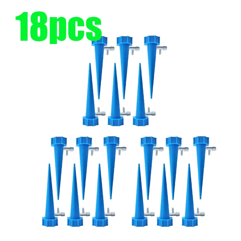 6-24 Stück Automatisch Einstellbares Tropf-Spike-Bewässerungssystem für Wasserflaschen, Selbsttropfgerät für Zimmerpflanzen, Blumen und Gewächshäuser