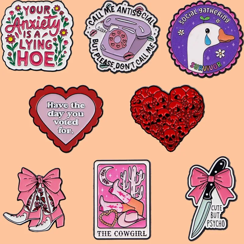 Эмалевые-значки-броши-в-виде-ковбойских-сапог-и-бантов-броши-ножи-«cute-but-psycho»-для-рюкзаков-модные-ювелирные-украшения-и-аксессуары-для-женщин-подарки