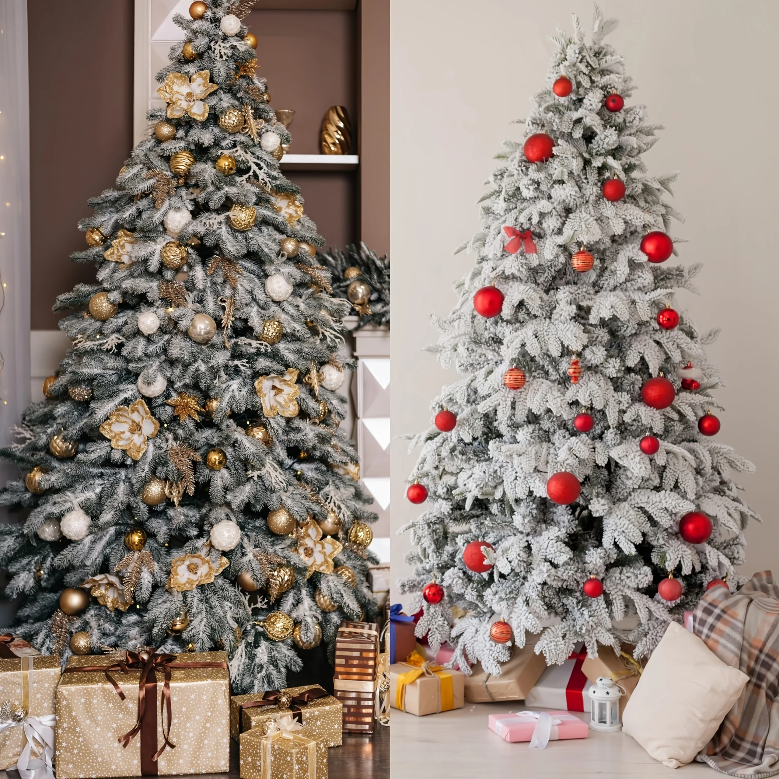 Packung mit 15–30 schneefrostbeschichteten künstlichen Tannenzweigen – 10 Zoll Weihnachtsferien, simulierte Grünpflanzen für Heimwerker zu Hause – Detail 8