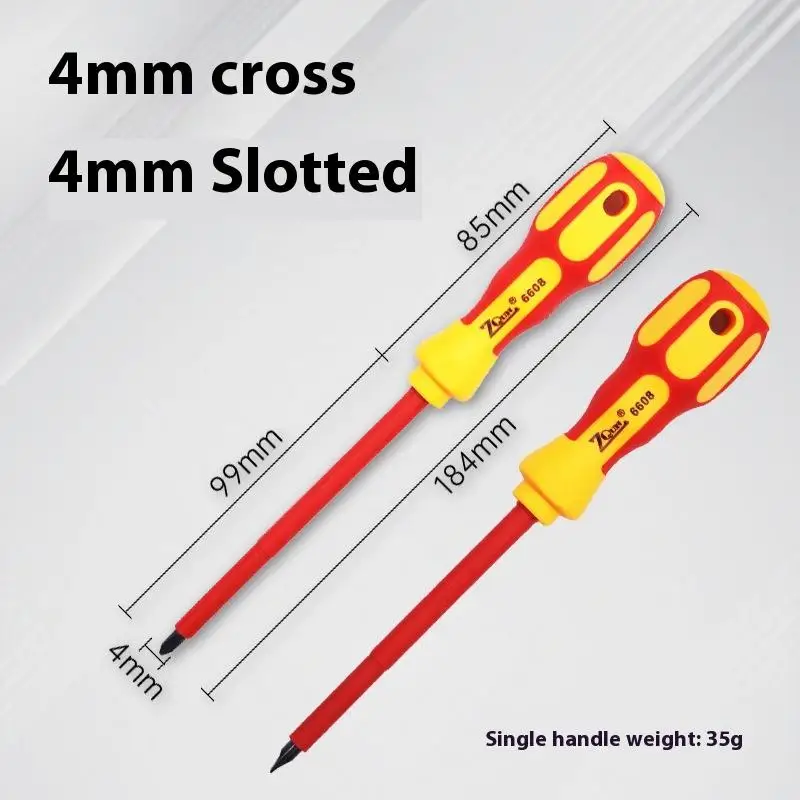 Electrician's Professional Maintenance Tools Insulated Screwdriver Slotted Cross Screwdrivers Phillips Flat Driver Hand Tools
