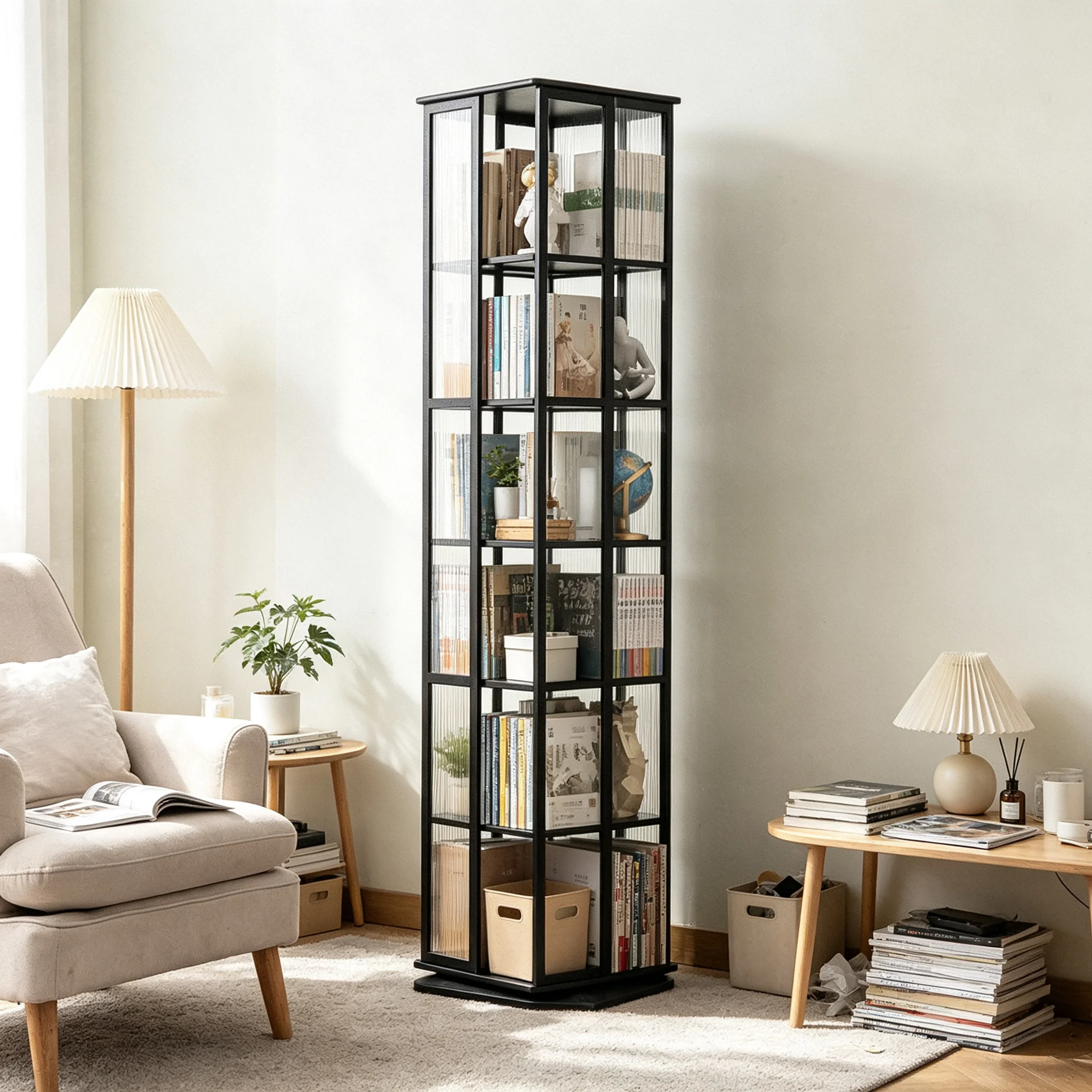 aoliviya-libreria-girevole-da-pavimento-scaffale-portaoggetti-espositore-organizzatore-per-bambini-mobile-per-soggiorno