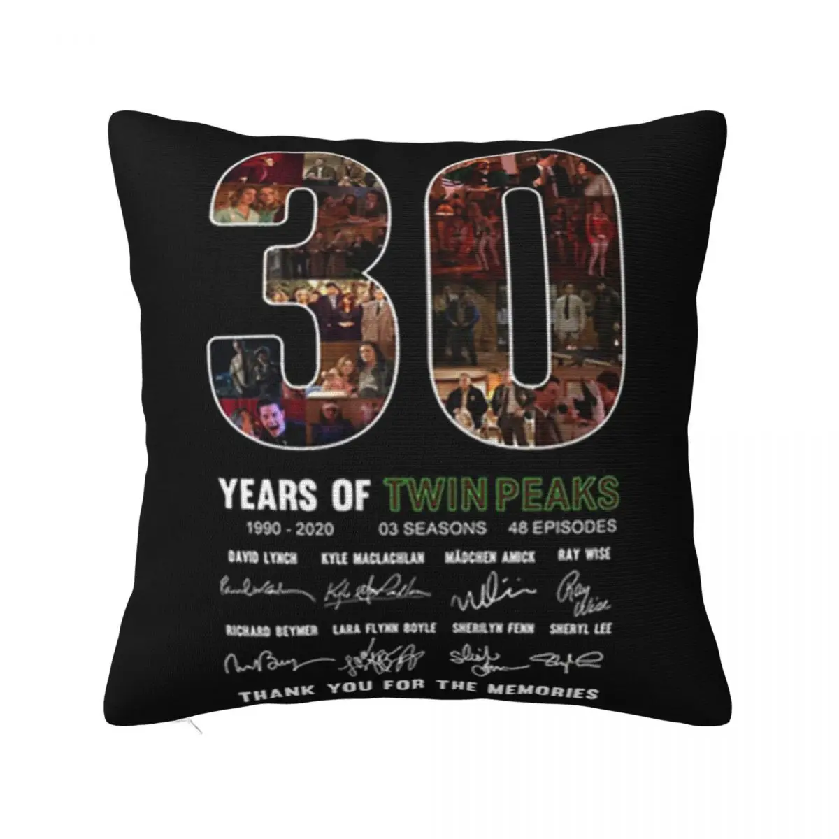 30 Years Of Twin Peaks 1990'2020 Thank You For The Memories Party Low Price Streetwear Pillow Case