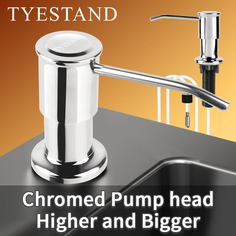 

Stainless Steel Soap Dispenser for Kitchen Sink Built in Soap Dispenser Pump with 40"(1M) Extension Tube