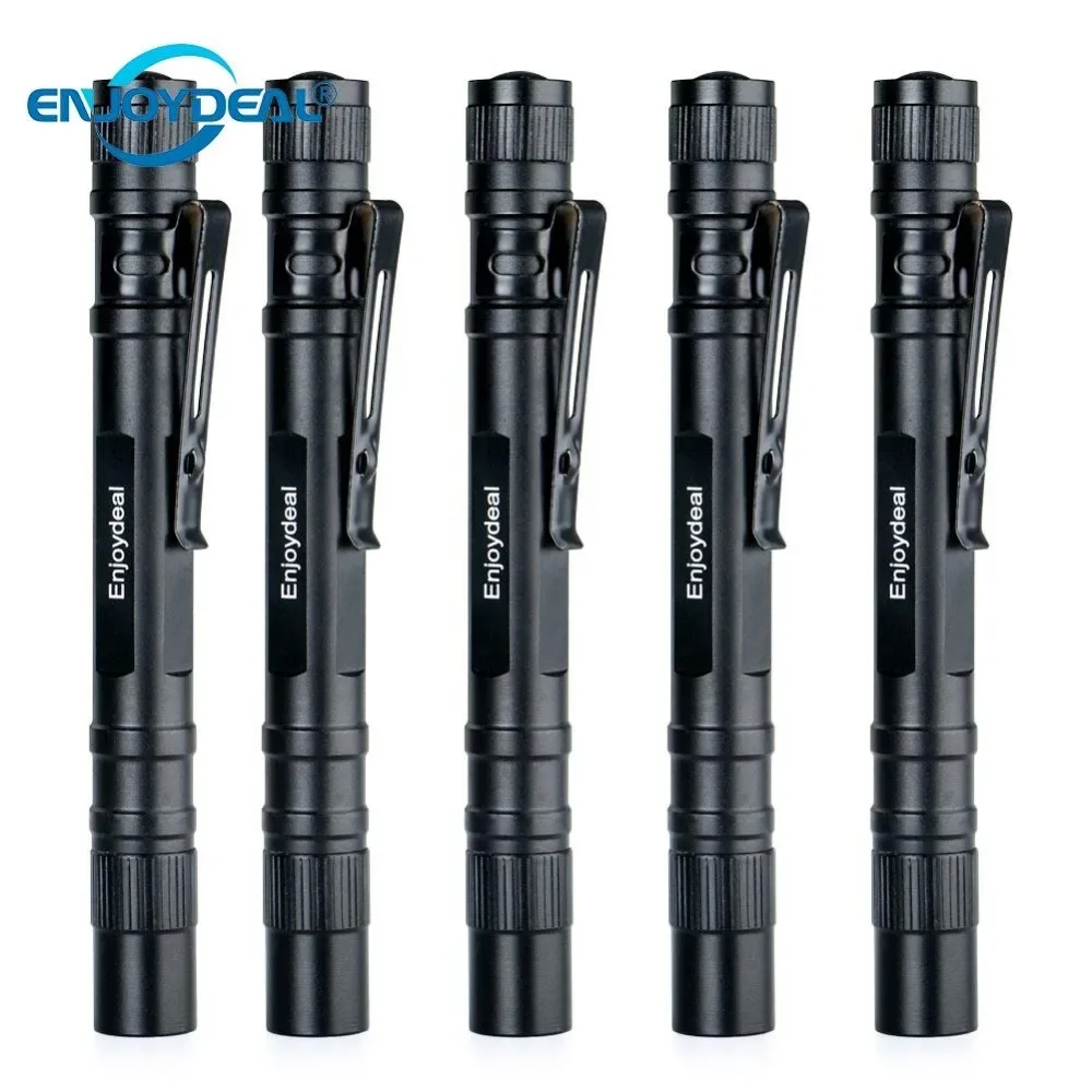 

1600Lumens LED Pen Flashlight Lamp Clip Mini Penlight Flashlight Torch Daily Waterproof Penlight For Outdoor Lighting