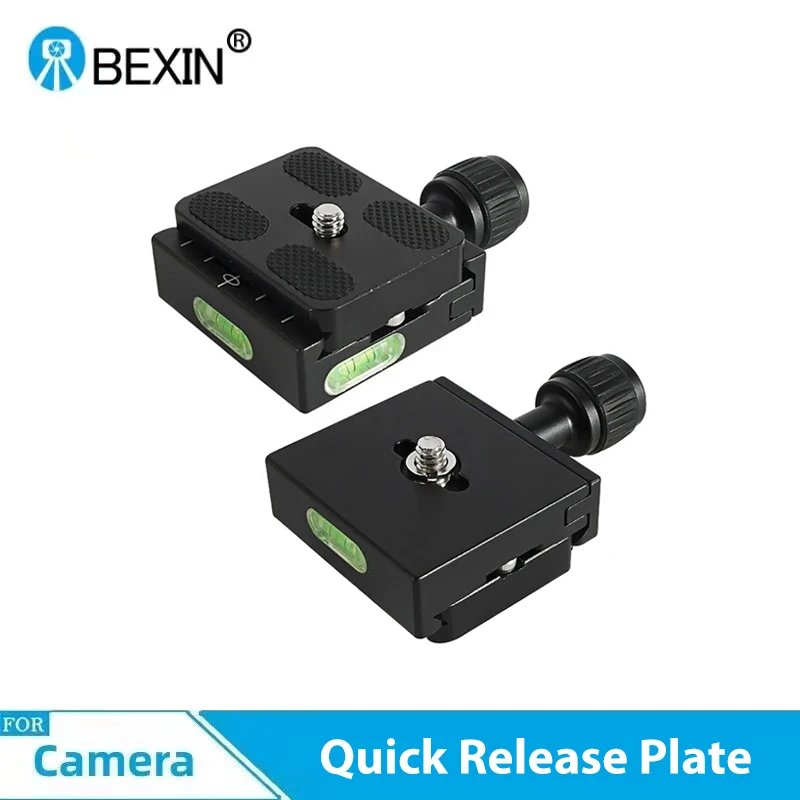 BEXIN QR60S QR50 Quick Release Plate Clamp Universal Quick Release Plate Tripod Ball Head Mount Adapter for DSLR Camera Ballhead