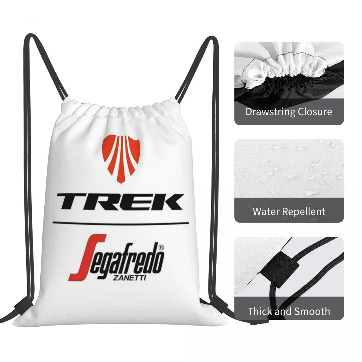 Trek-Segafredo integratori borsa con coulisse zaino borsa a rete borsa per bambini zaino