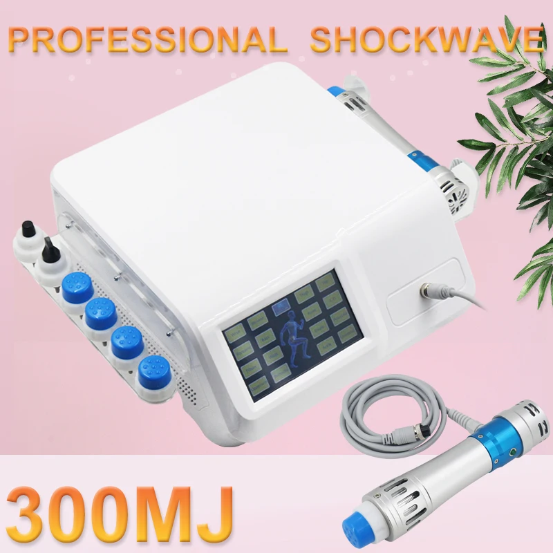 

Top Quality Shockwave Therapy Machine For ED Massage Device Pain Removal Body Relaxation Massager 300MJ Professional Shock Wave