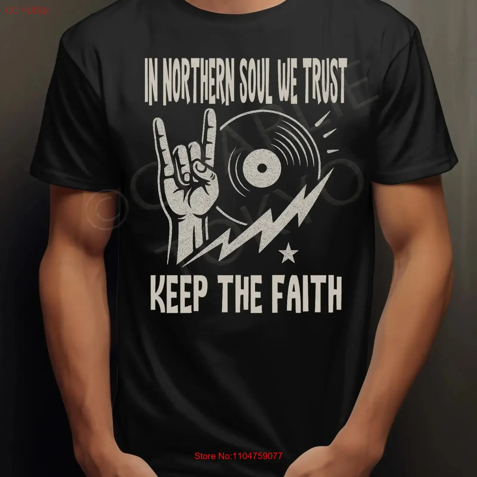 Dance Music Men's T Shirt Birthday Motown Stax Northern Soul Disco vintage Washed Versatile Unisex fashion