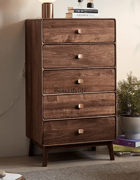 

FG44North American black walnut chest of drawers