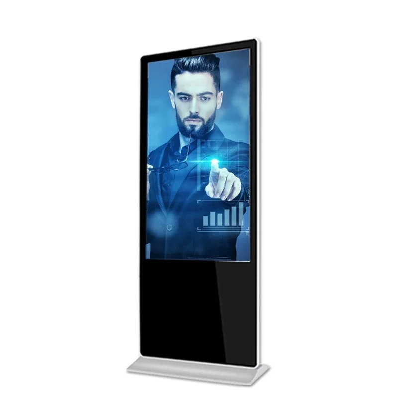 portable digital signage touch screen advertising interactive kiosk