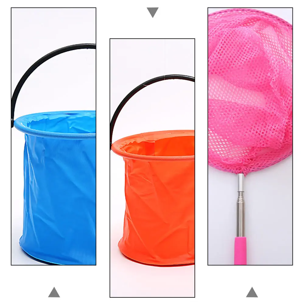 

Children Butterfly Net Set Fishing Toys Kids Catching Insects Stainless Steel Telescopic Storage Outdoor Exploration