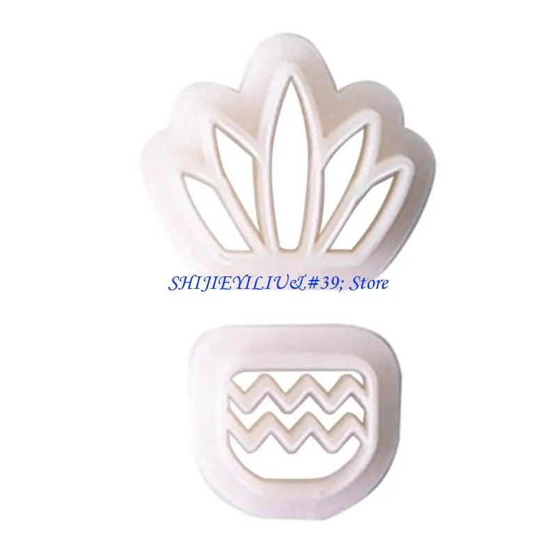 

E21F Горшечные растения, глиняный резак, кактусы, пластиковые серьги, ювелирные изделия, подвески, формы