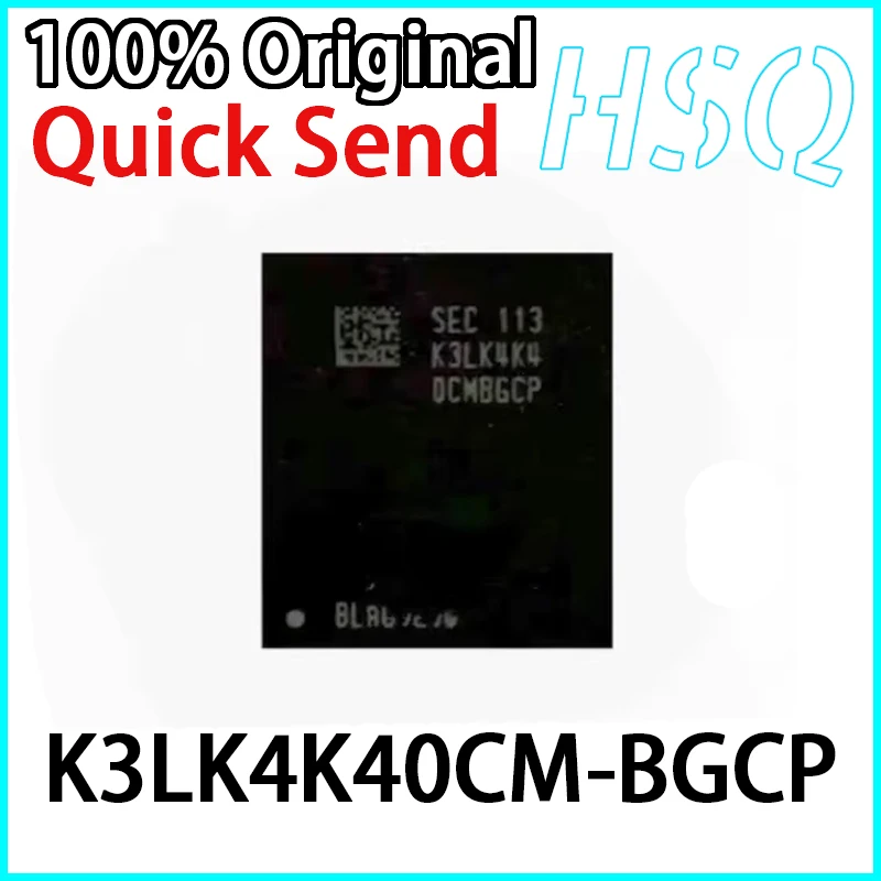 

Оригинальный K3LK4K40CM-BGCP K3LK4K40CM 496FBGA LPDDR5 6400 Мбит/с 12 ГБ ОЗУ, новый на складе