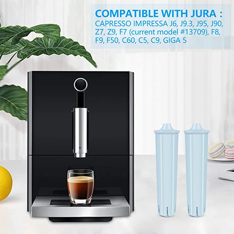 Filtro de repuesto, Compatible con la máquina de café de Jura Clearyl/Claris Blue Capresso Clearyl, filtro de agua