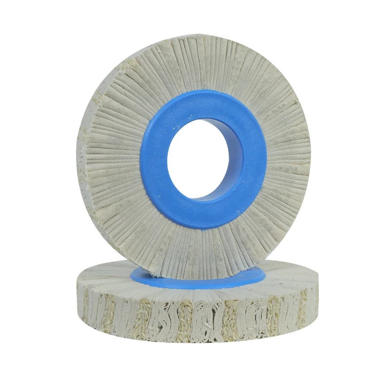 السيزال المواد التلميع عجلة لآلة حافة النطاقات ، قسط الجودة ، 150x50x25 مللي متر ، 2 قطعة