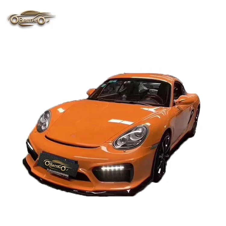 BTC High Quality Car Bodykit For Porsch 987 Cayman Boxster Updated GT4 Style Front Rear Bumper Spoiler