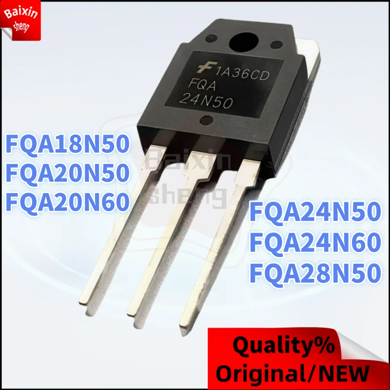 

10PCS NEW FQA18N50 18N50 FQA20N50 20N50 FQA24N50 24N50 FQA28N50 28N50 FQA20N60 20N60 FQA24N60 24N60 TO-3P MOSFET