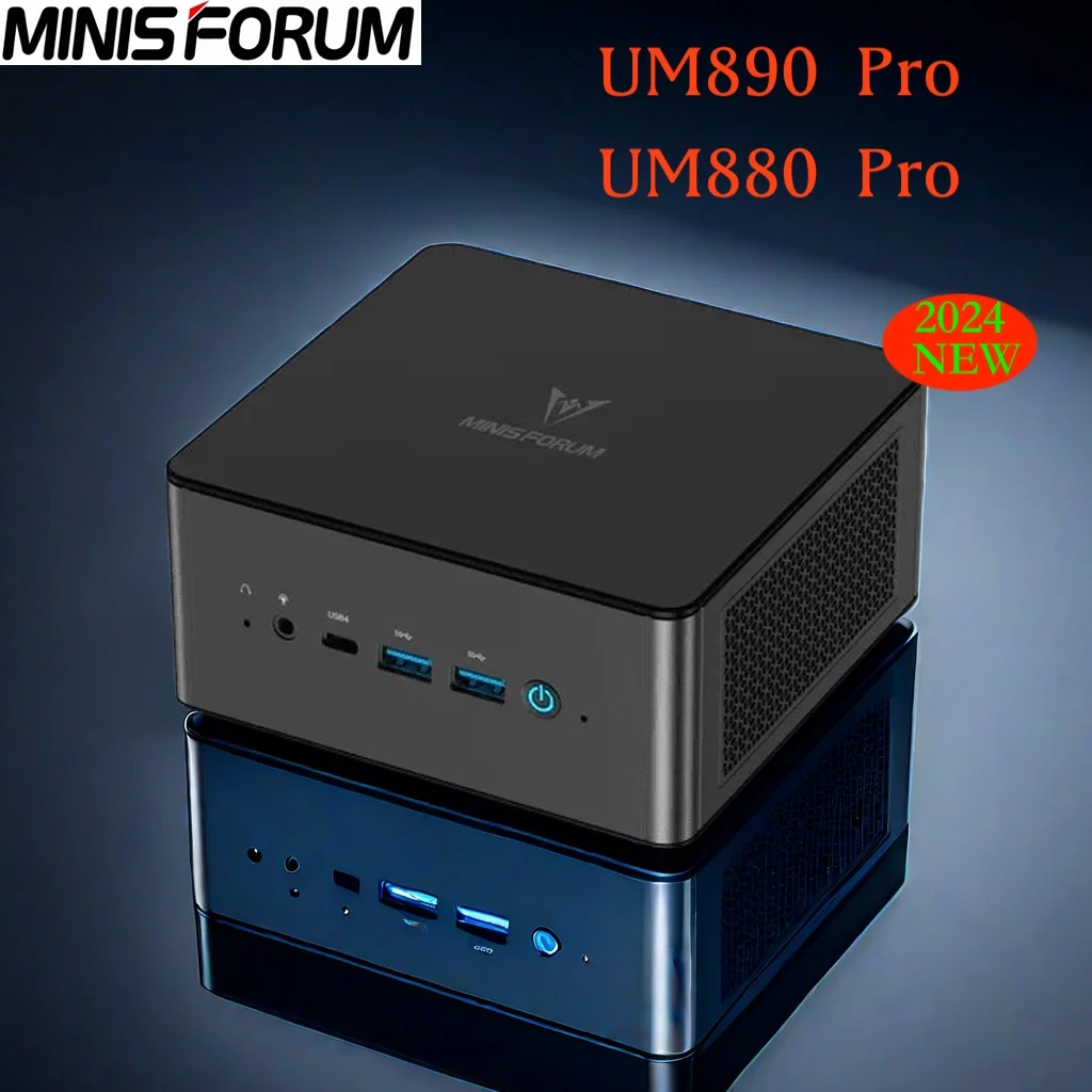 

Нещодавно! Игровой мини-ПК MINISFORUM UM890/UM880 Pro AMD R9 8945HS/8845HS DDR5 WiFi6E Игровой мини-ПК с Minisforum