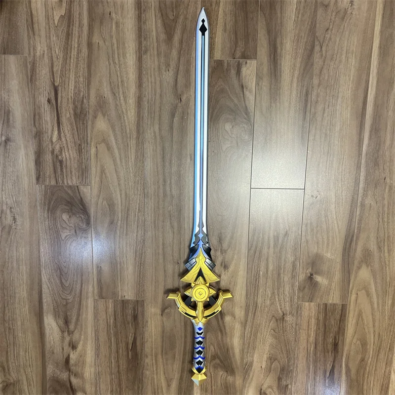 لعبة WW Genshin Impact Weapons Sword Albedo Cinnabar Spindle Sword Morax Beelzebul Musou Sword Safety PU المطاط هدايا الهالوين