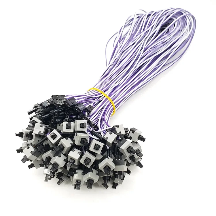 

55 см кабель для сброса материнской платы, корпус настольного компьютера, кнопка питания, кабель питания, кабель переключателя перезапуска, 5 шт.