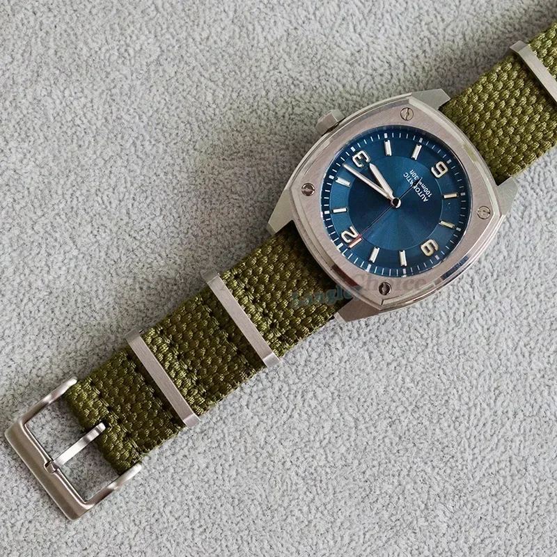 عالية الجودة النايلون القطن حزام لينة حزام الساعات ل Seiko جديلة معصمه 20 مللي متر 22 مللي متر الرياضة الرجعية سوار لهواوي ساعة Gt2/Gt3 #4