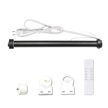 WiFi スマートカーテンモーター 36 37mm チューブ用 Tuya APP Alexa Google ホームコントロールと連携 ローラーブラインド電動シャッターエンジン用