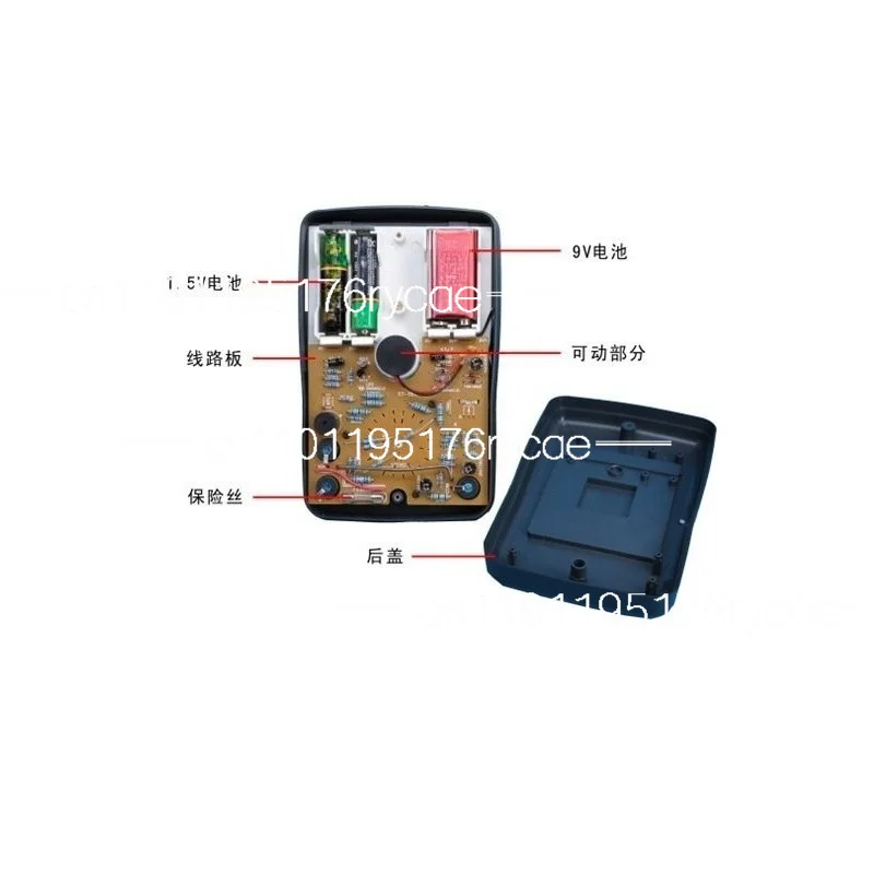 High-precision pointer multimeter, pointer multimeter with backlight function