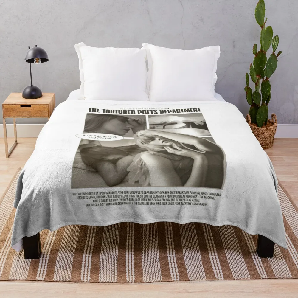 

The Tortured Poets Department Throw Blanket Decorative Throw decorative Decorative Sofa Blankets