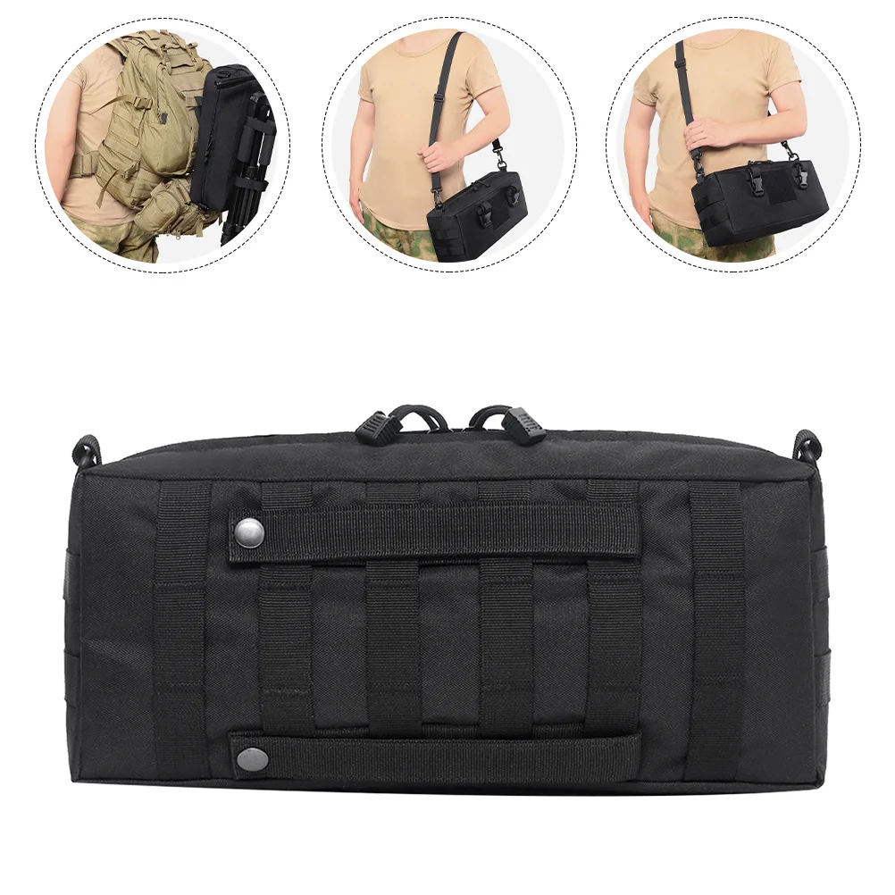 

Outdoor Camping Bag Large Capacity Multi-Function Tools Storage Pouch For Hiking Travel Fishing Mountaineering Durable Nylon