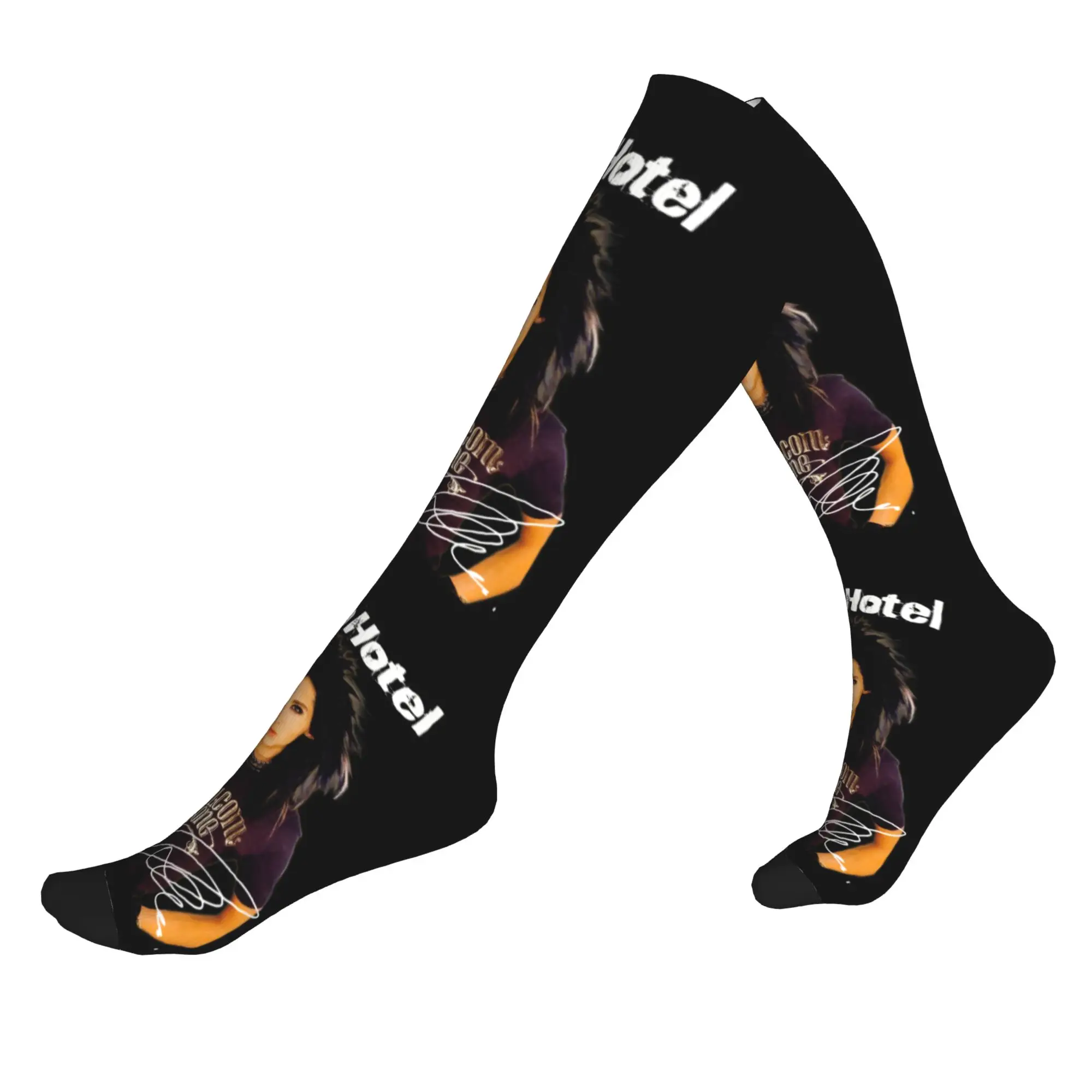 

Tokio Hotels Heavy Metal Pop Rock Men Women Sports Compression Socks Unisex Novelty 3D Printed Dress Socks