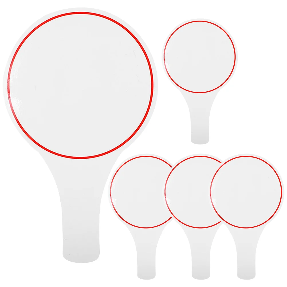 5 Pcs Score Board Handheld White Scoreboard Whiteboard Scoring Single Side Write Foam Student DIY Blank Writing