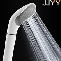 JJYY high quality pressure rain shower head white shower head water saving filter nozzle high pressure water saving