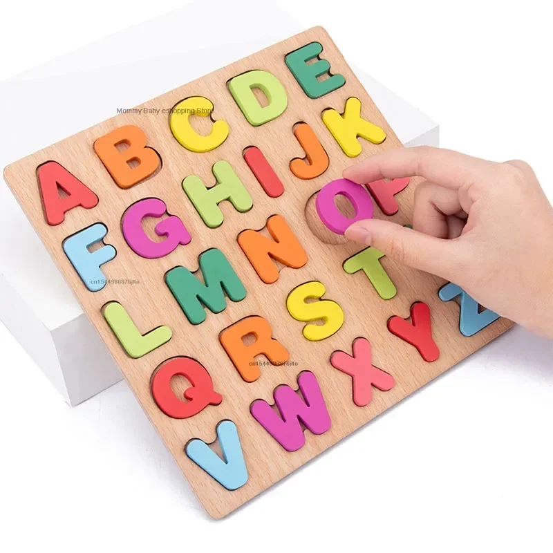 

Montessori Educational Toy Wooden Puzzle Toy for Babies 1 2 3 4 Years Development Learning Education Toys Cognitive Wood Puzzles