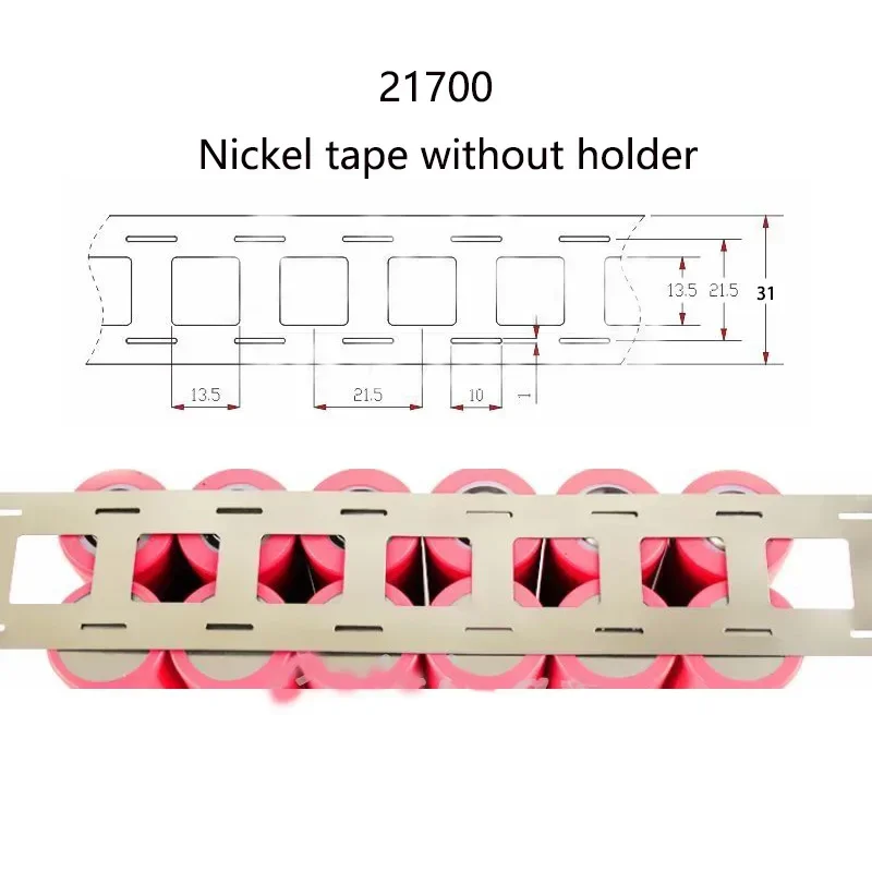 Tira de níquel 21700 de 1kg, 2P, 21700, de acero niquelado, batería de litio, pieza de conexión de soldadura por puntos, pieza de níquel, soldador