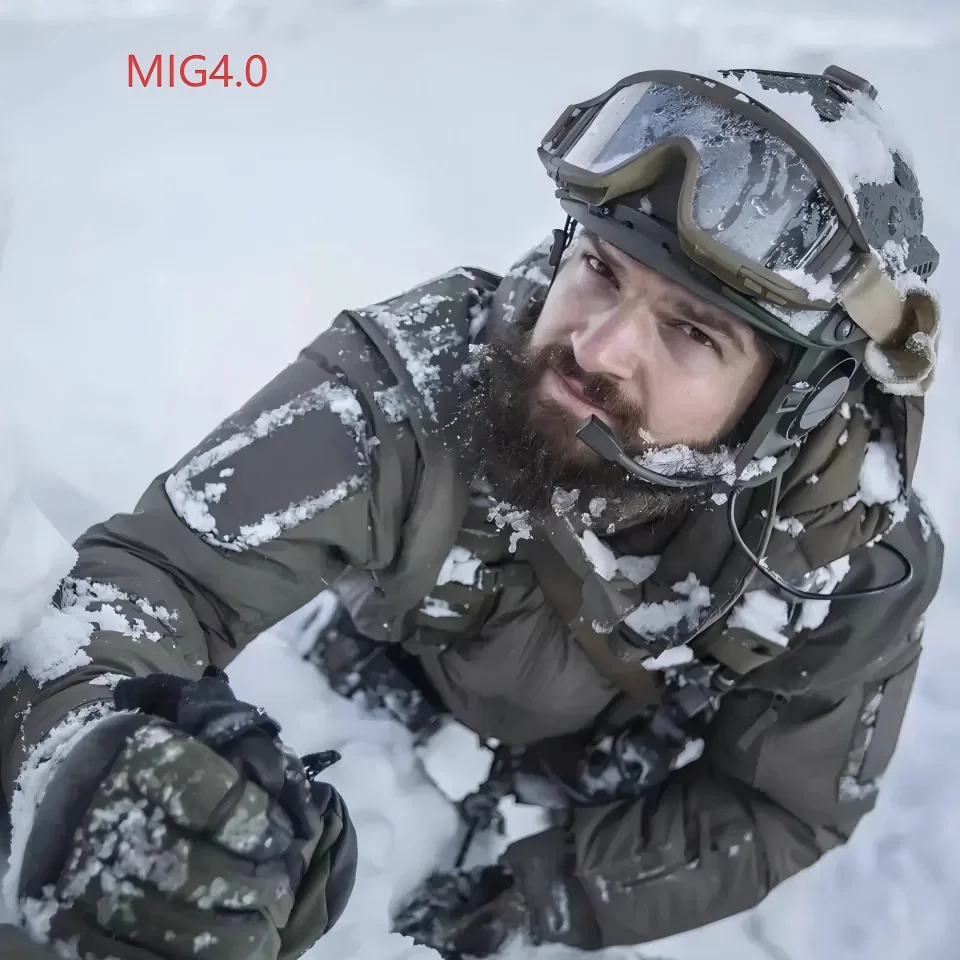 

MIG4.0 Military Version High-Altitude Tactical Cotton Jacket, West Asian Winter Camouflage Cotton Jacket, Polar Anti Cold Suit,