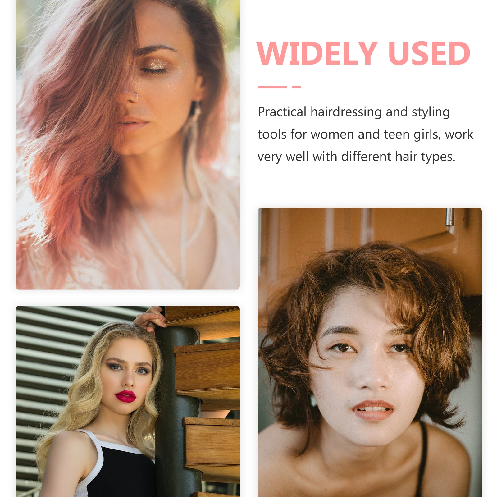 

6 Pcs Hair Curl Styling Clip Curly for Women Shaped Clips Root Lifting Tool