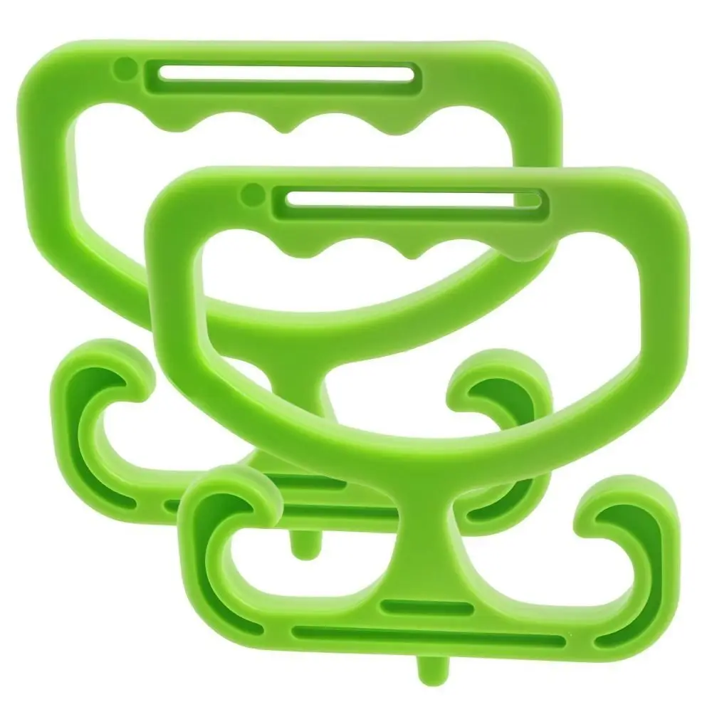 

2Pcs Multifunctional Grocery Bag Carriers Ergonomic Grip Supports Up Shopping Bag Holder Clips Easy Carrying Portable
